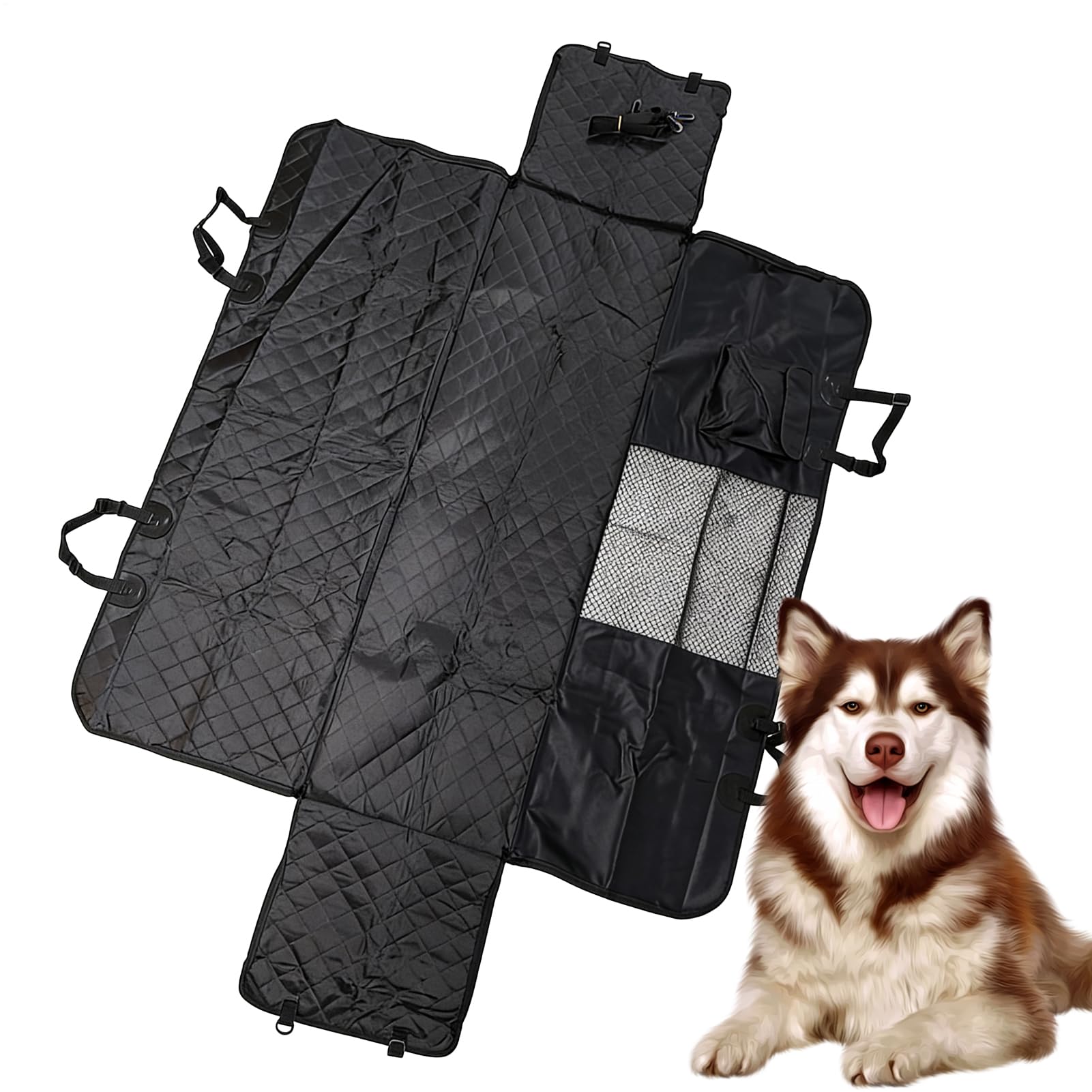Protection pour chien siège auto arrière imperméable tapis voyage voiture - 8