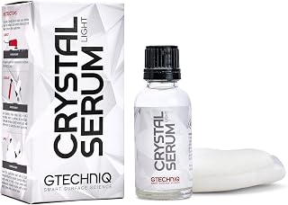 Gtechniq Crystal Serum Light 1oz Ceramic Car Coating - 5-Year Swirl-Resistant Gloss, Hydrophobic Protection & Dirt Repellency