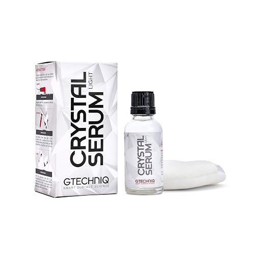 Gtechniq Crystal Serum Light Ceramic Coating for Cars 50ml | Up to 5 Years Protection, High Gloss Shine, Swirl and Chemical Resistance