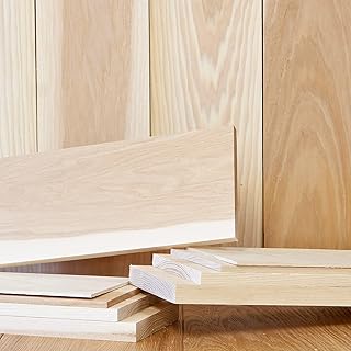 3/4” x 8” x 12” Hickory Solid Hardwood Unfinished for Crafts, DYI, Scroll Saw, Woodworking and Laser Engraving (1pc)