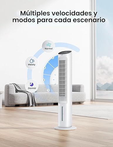 Miniatura 3 de Dreo Ventilador de aire acondicionado portátil, ventiladores de pie de 40 pulgadas que soplan aire frío, aire acondicionado portátil, enfriador de