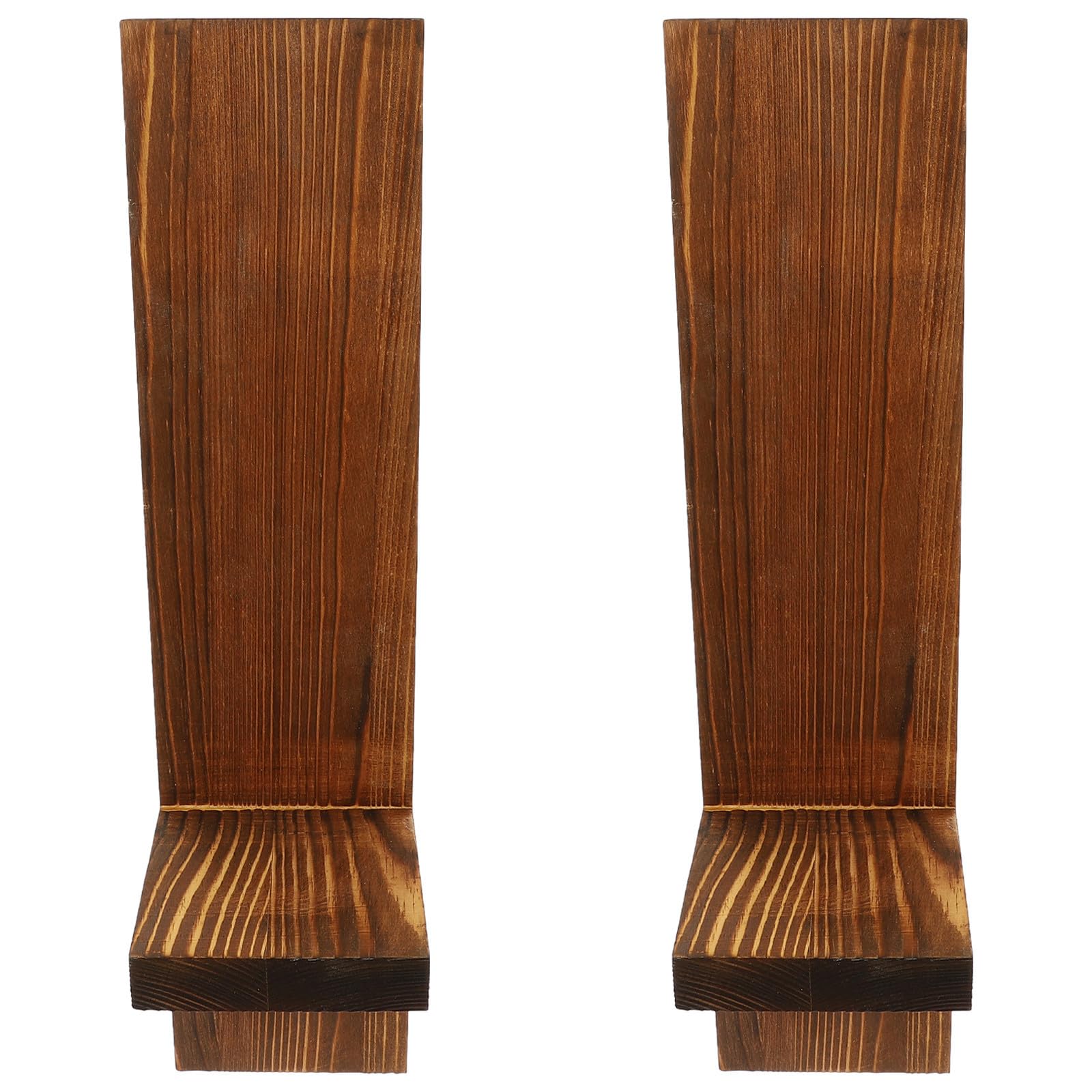 Apliques de vela de madera vintage para crear un ambiente acogedor en tu salón