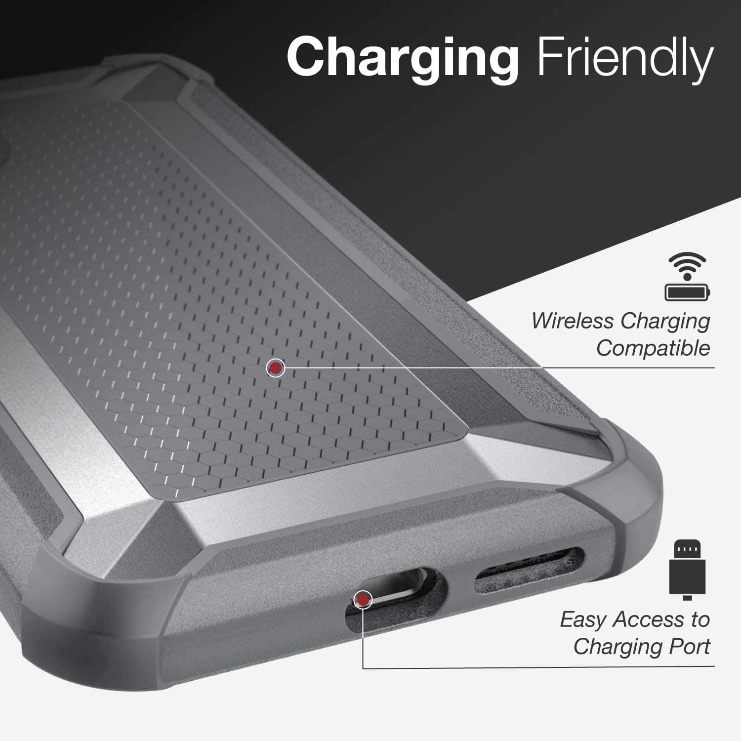 X-Doria Raptic Tactical, Compatible with Apple iPhone 11 (Formerly Tactical) - Heavy Duty Protection with Drop Shield, Military Grade Drop Tested Case for Apple iPhone 11, Grey