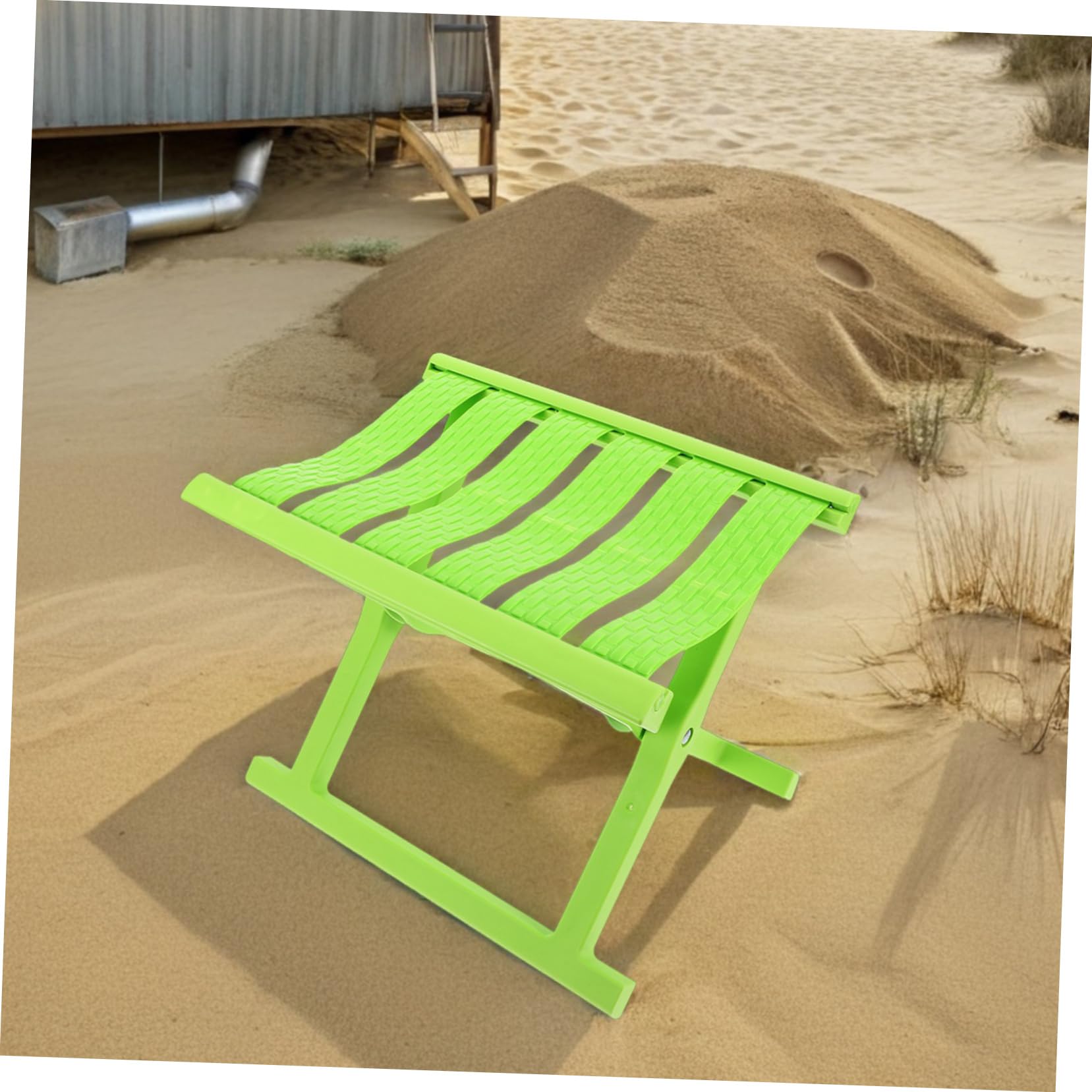 UPKOCH Tabouret Pliant Portable Plein Air Chaise et Ergonomique pour Camping Randonnée et Barbecue Vert