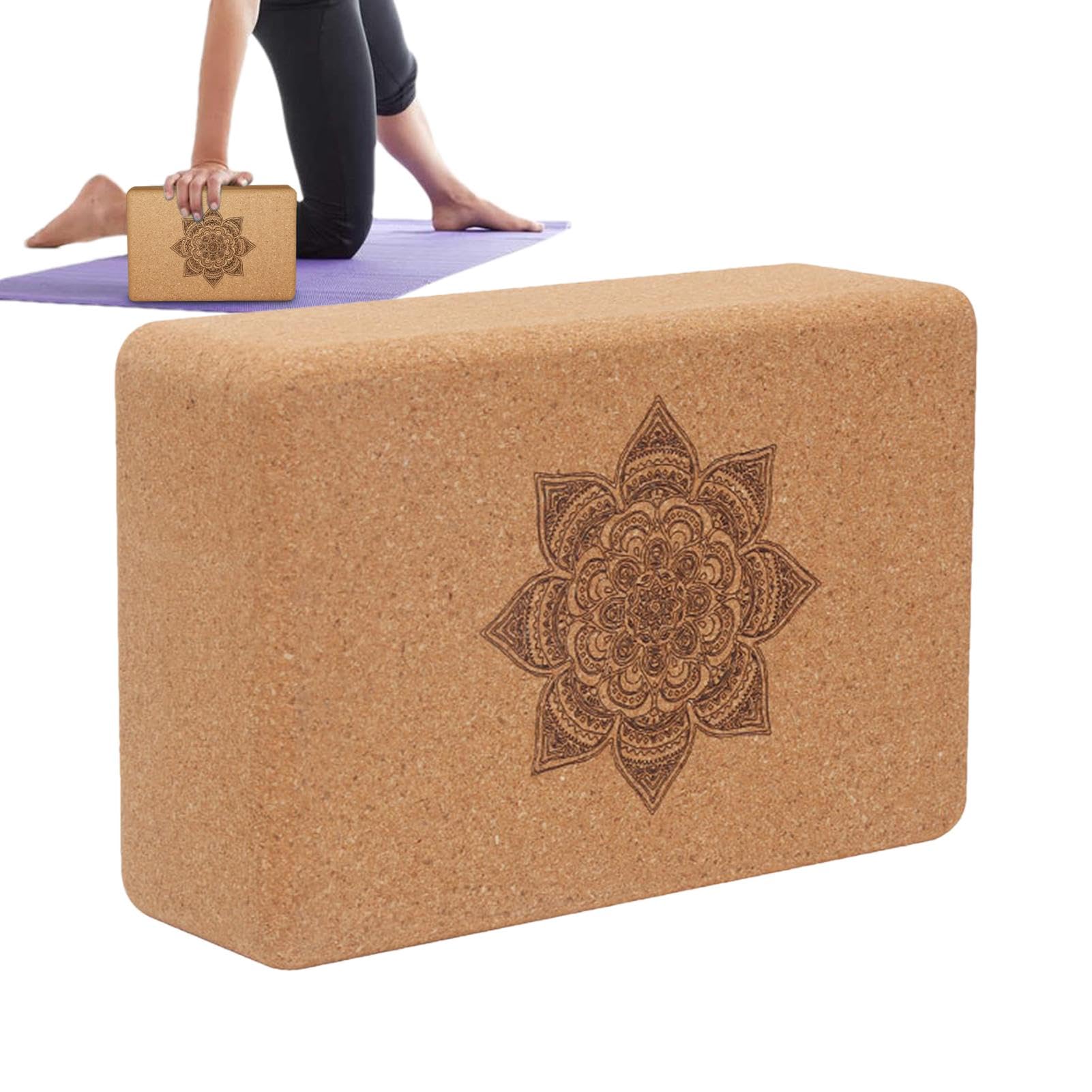 Brique Yoga Anulely – EVA Haute Densité, Antidérapante, 23x15x7,5 Cm – Pour Pilates, Étirements Et Méditation