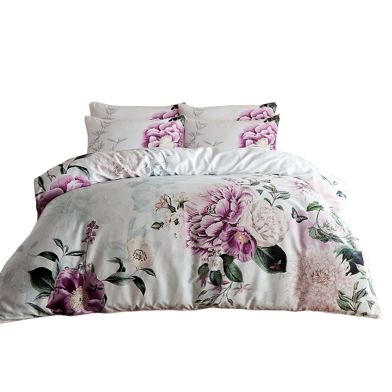 Paoletti Multicolored Krista Duvet Cover Set, Cotton, Super King 75Cm