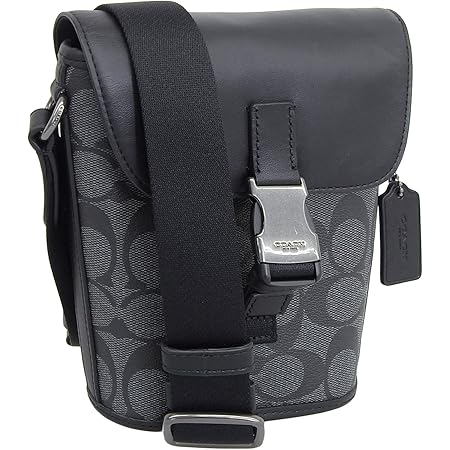 Amazon コーチ Coach シグネチャー バッグ ショルダーバッグ 斜め掛けバッグ チャコール メンズ C3134 並行輸入品 Coach コーチ シューズ バッグ