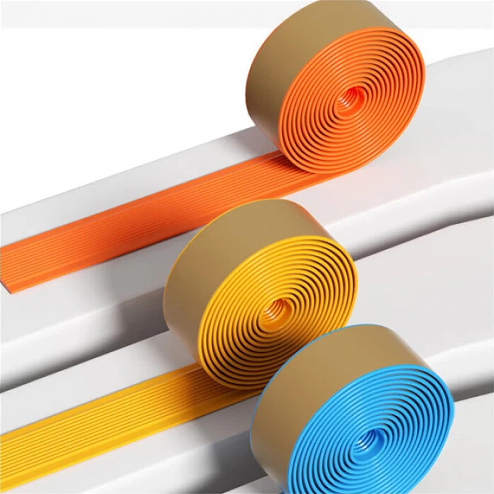 Kantenschutz Gummi Rutschfeste Treppenleiste, rutschfeste Stufen, Treppenschutz, Teppichpolster, Matte, selbstklebend(Red Width 10cm)
