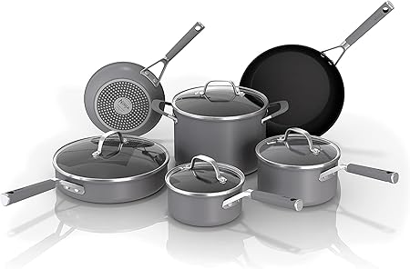 Ninja NeverStick Professional Hard-Anodized 10 Piece Pots & Pans Set,