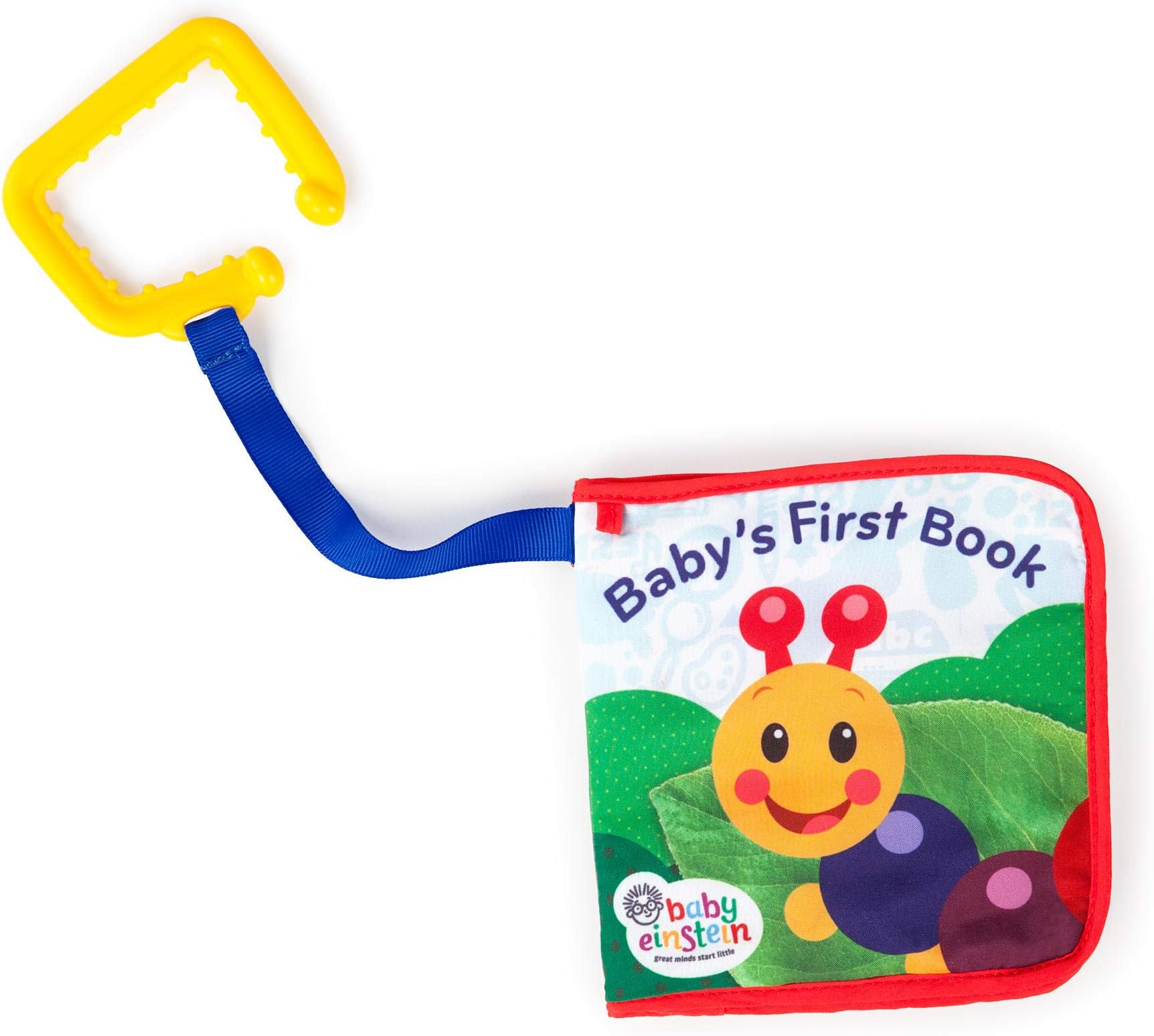Baby Einstein Soft Book Plush Toy Explore & Discover Soft Book with Crinkle Pages (Design May Vary), Ages 0 Months +