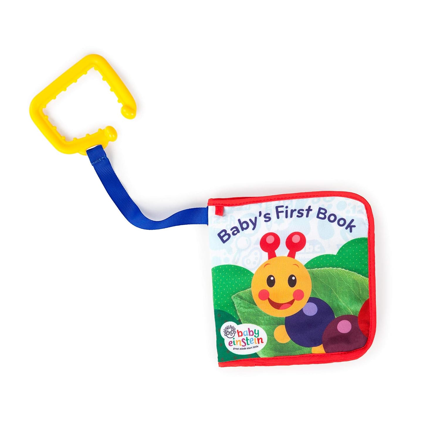 Baby Einstein Soft Book Plush Toy Explore & Discover Soft Book with Crinkle Pages (Design May Vary), Ages 0 Months +
