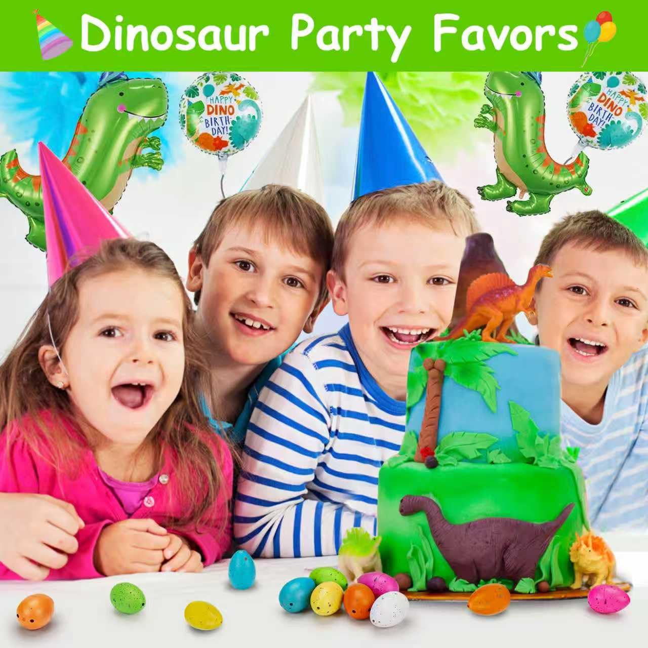 Hatching Dinosaur Eggs - 60 Pack for Party Favors -4 Hatching Dinosaur Eggs - 60 Pack for Party Favors -4