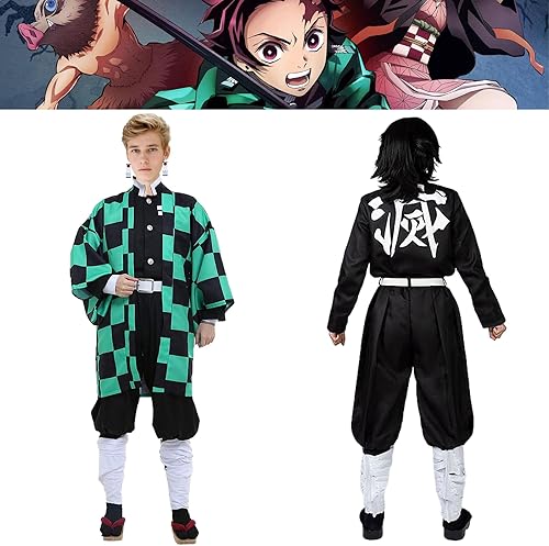 Miniatura 2 de Kamado - Disfraz de anime para cosplay, kimono de cosplay de anime, disfraz de Halloween para mujeres y hombres