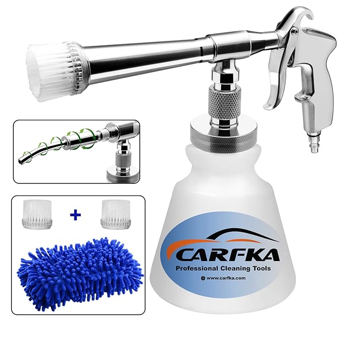 Buy Carfka High Pressure Car Cleaning Gun, Upgraded Professional Car Interior Cleaner Detailing