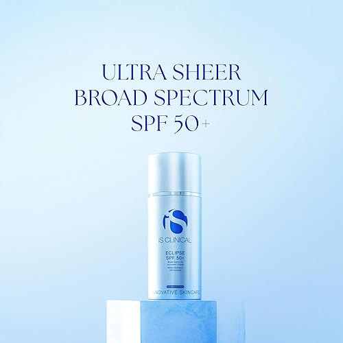 Miniatura 3 de iS CLINICAL Eclipse SPF 50+ Protector solar, protector solar teñido de óxido de zinc, crema solar ultra transparente no grasa con acabado mate para