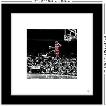 Trends International Gallery Pops Michael Jordan - Flight Progression Sequence 4 Wall Art Wall Poster, 12 x 12, Black Frame Version