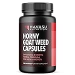 Horny Goat Weed Capsules for Men & Women - Extra Strength Performance & Energy Support with Tongkat Ali, Muira Puama, and Saw Palmetto - 2 Month Supply Herbal Supplement for Increased Endurance