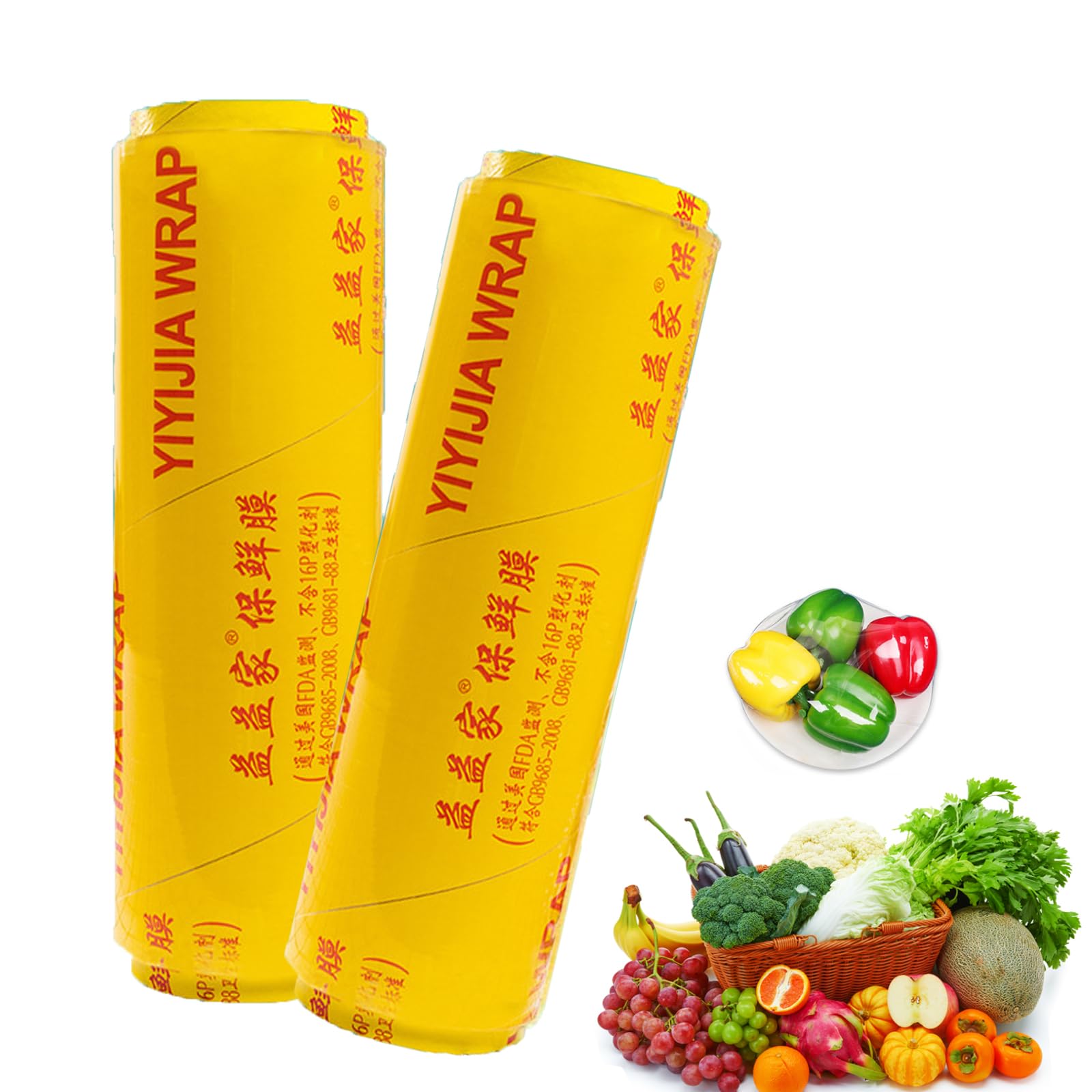 PVC Plastic Cling Wrap Roll, komercyjny dozownik folii, 18" maszyna do owijania folii ze stali nierdzewnej z przecinakiem slajdowym do pakowania owoców warzyw w supermarkecie detalicznym