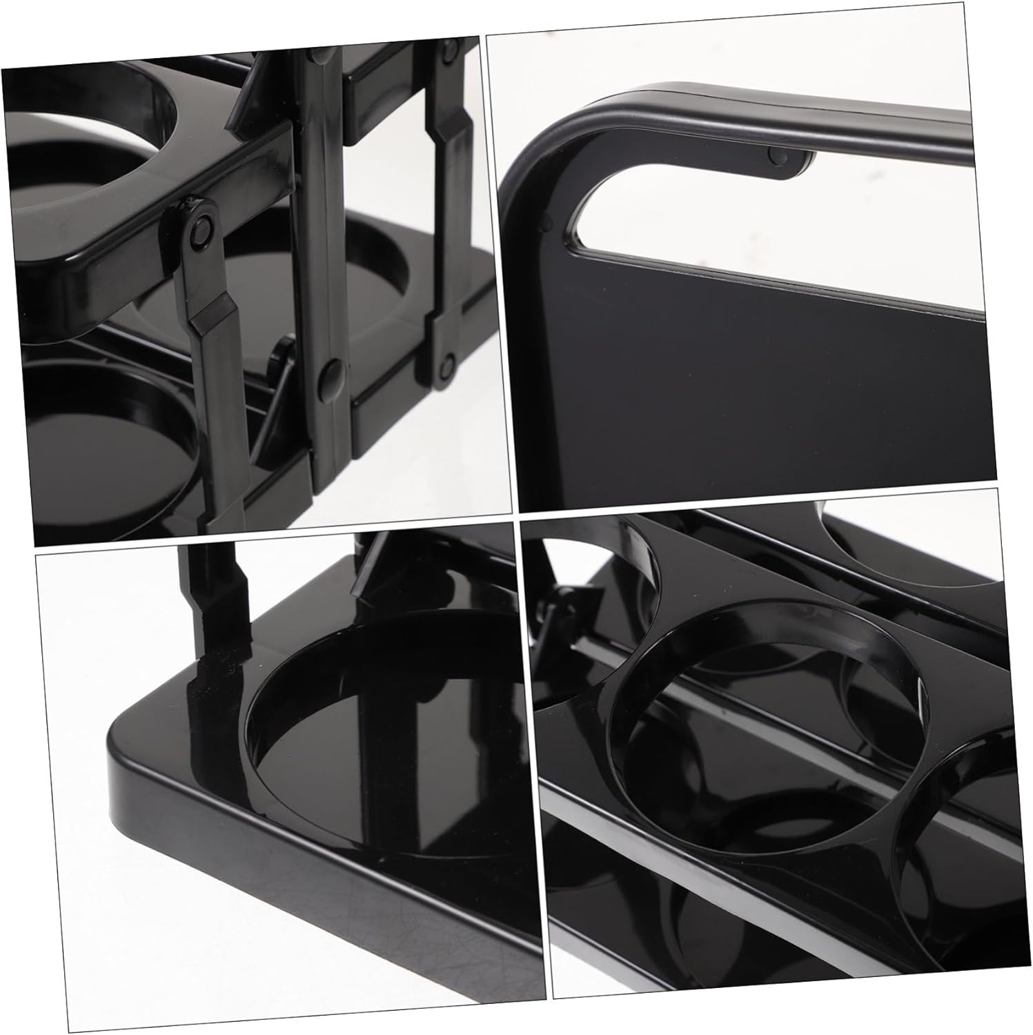 6-Pack Water Bottle Rack Sports Bottle Holder for Football Cup Holder Portable and Practical