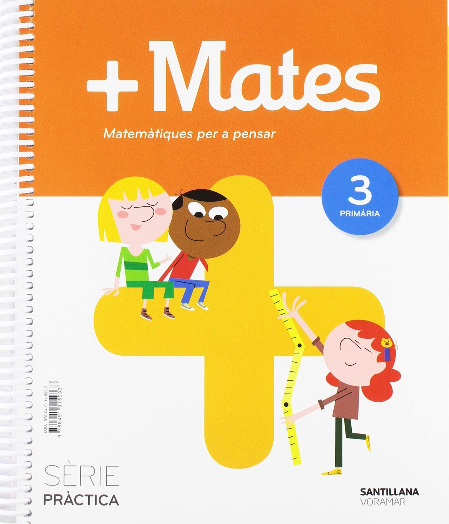 +MATES SERIE PRACTICA MATEMATIQUES PER A PENSAR 3 PRIMARIA - 9788491315933