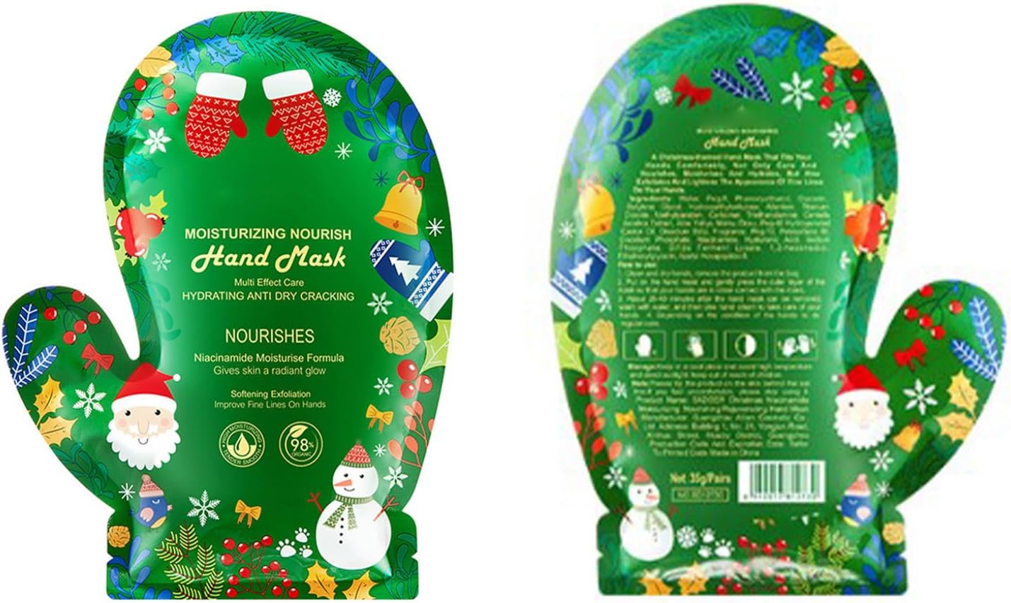 Moisturizing Gloves and Socks Set for Women: Intensive Repairing Hand & Foot Care Kit, Ideal Gift Set for Dry and Rough Skin Hand One Size