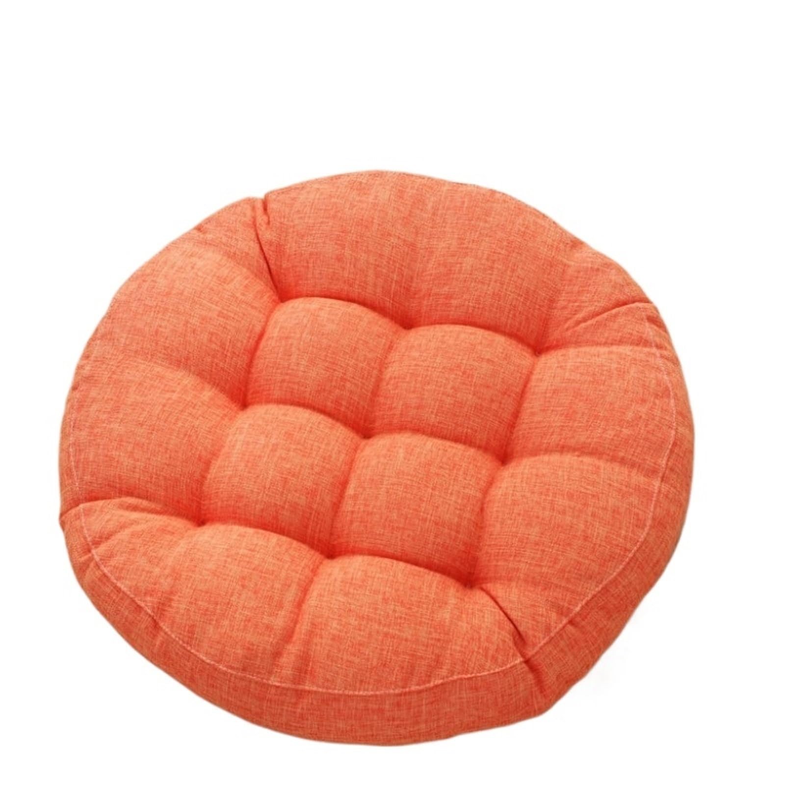 GHHZML Garden Chair Cushion Red Christmas Large Floor Seat Cushion Thickened Tatami Chair Pillow Pad(Color 7,Round 55cm)