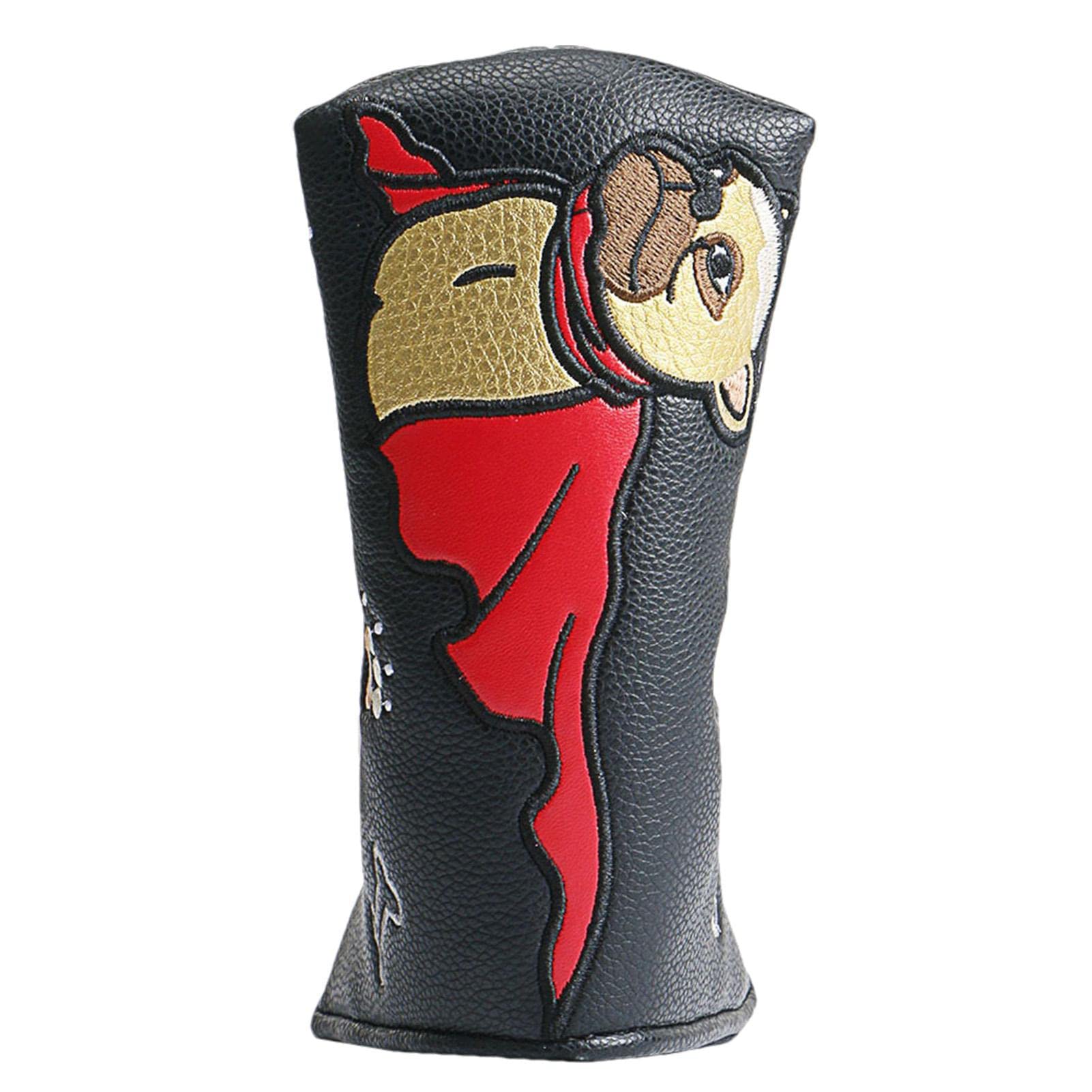 Driver Headcover, Waterproof Golf Club Headwear with Magnet, French Bulldog Blade Golf Headcover for Putter Club Head Covers Golf Club Protector Golf Gifts