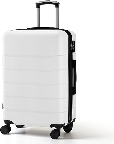 HealSmart Expandable Hard Shell Carry On Luggage with Spinner Wheels & TSA Lock, ABS Lightweight Rolling Suitcase