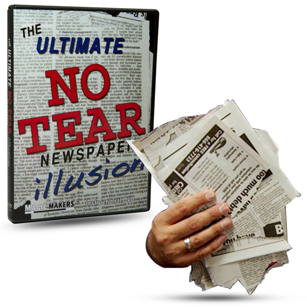 Magic Makers The Ultimate NO TEAR Newspaper Illusion Magic T