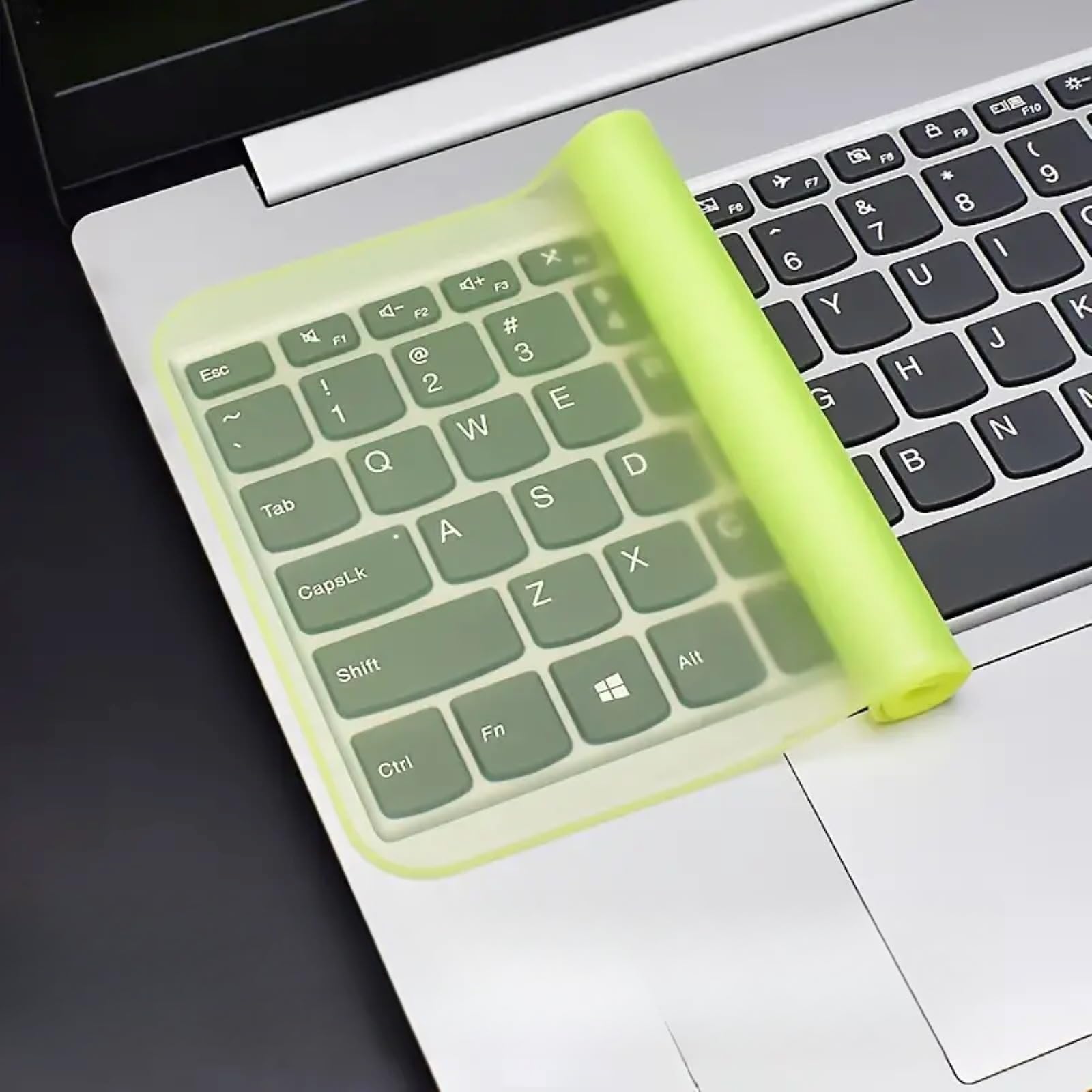 Reusable Keyboard Protector – 2PCS Universal Silicone for 15-17 Inches Laptops - Yellow