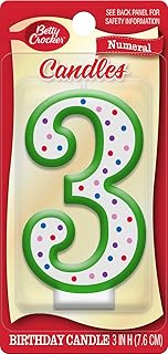 BETTY CROCKER Candle Numeral #3 1 EA