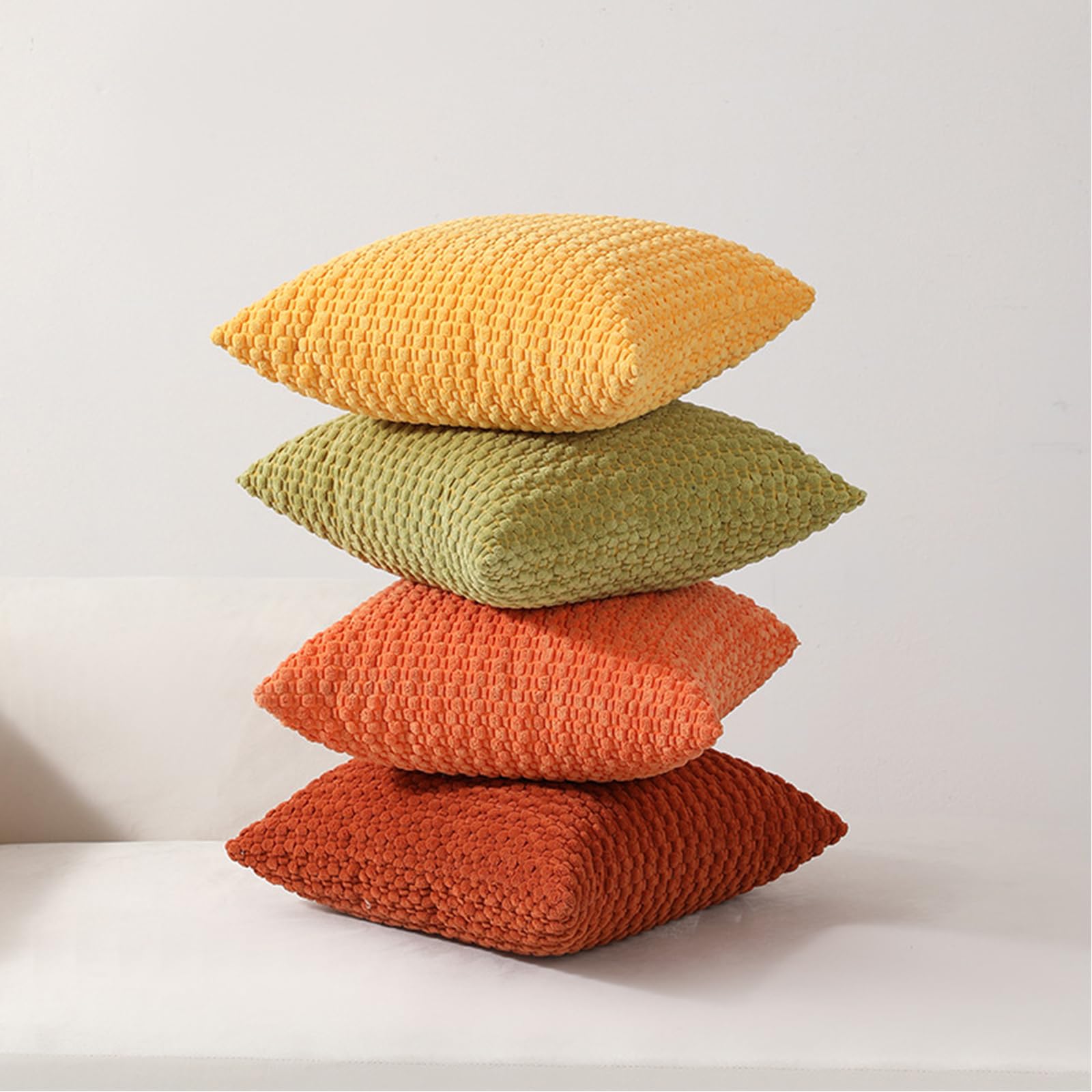 Housse de coussin en velours côtelé lavable pour un canapé impeccable et sain