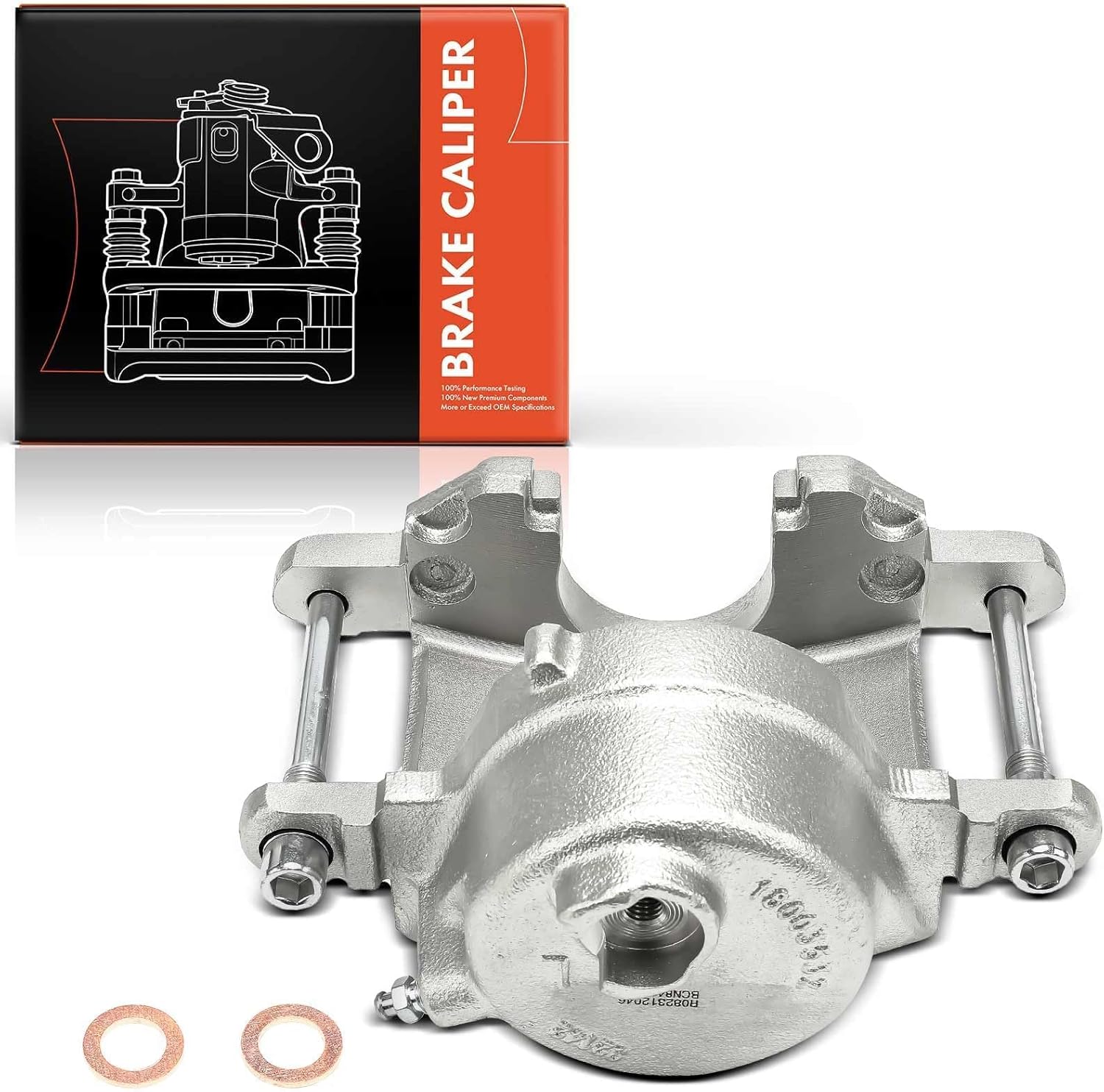 A-Premium Disc Brake Caliper Assembly Without Bracket Compatible with Chevrolet C10 Suburban, C20, C30, G30, K10 Suburban, K20, P20, P30, R10 Suburban, R20, R2500 & GMC C2500 - Front Driver Side