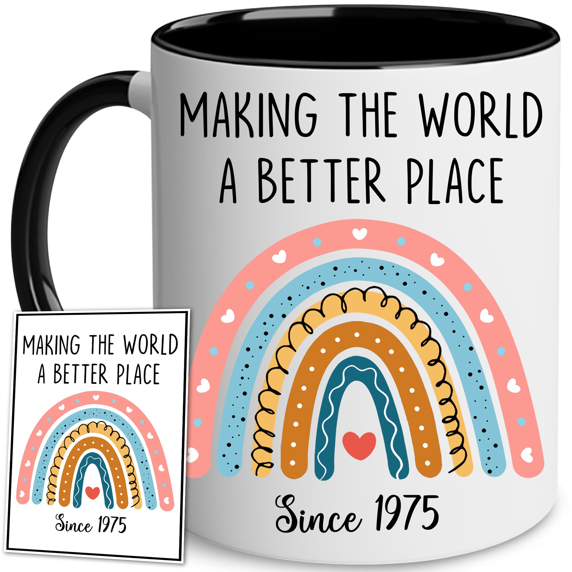 BSQUIELE 50th Birthday Gifts For Women Men - 1975 Birthday Gift For Woman - 50 Year Old Birthday Gifts For Women - Gift Ideas For 50 Year Old Female -