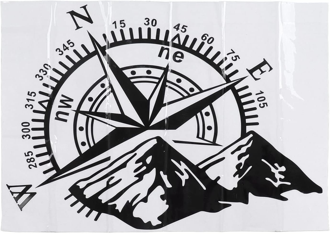 – Campervan Decals, Mountain Decal Car Pattern Stickers 48x34cm Decoration Universal for Rear Window Hood Door Body for Truck SUV Van Motorhome Caravan Trailer
