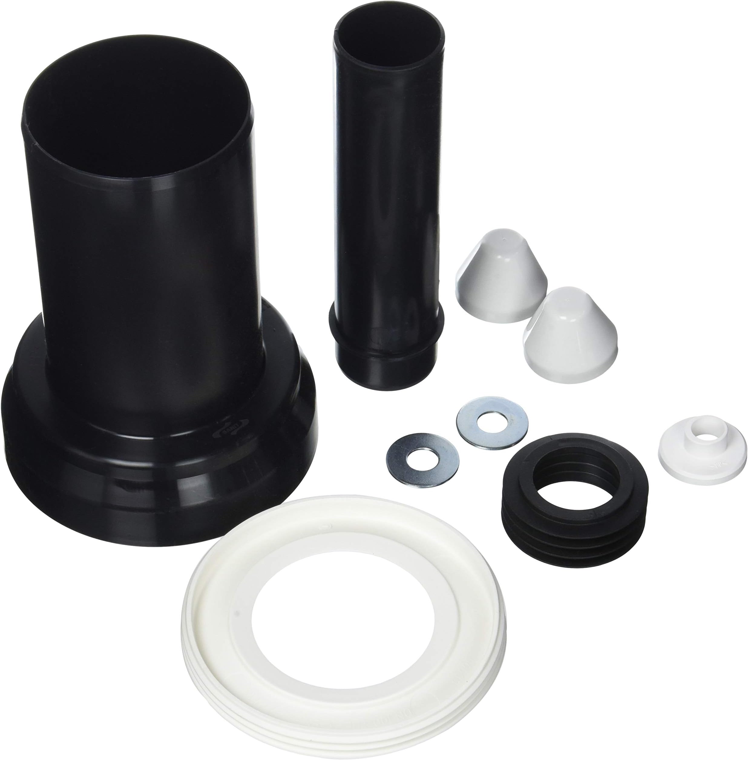 Pipe WC Rigide Wirquin - Blanc | Raccord Push-fit Pour Toilettes | Évacuation Gain De Place