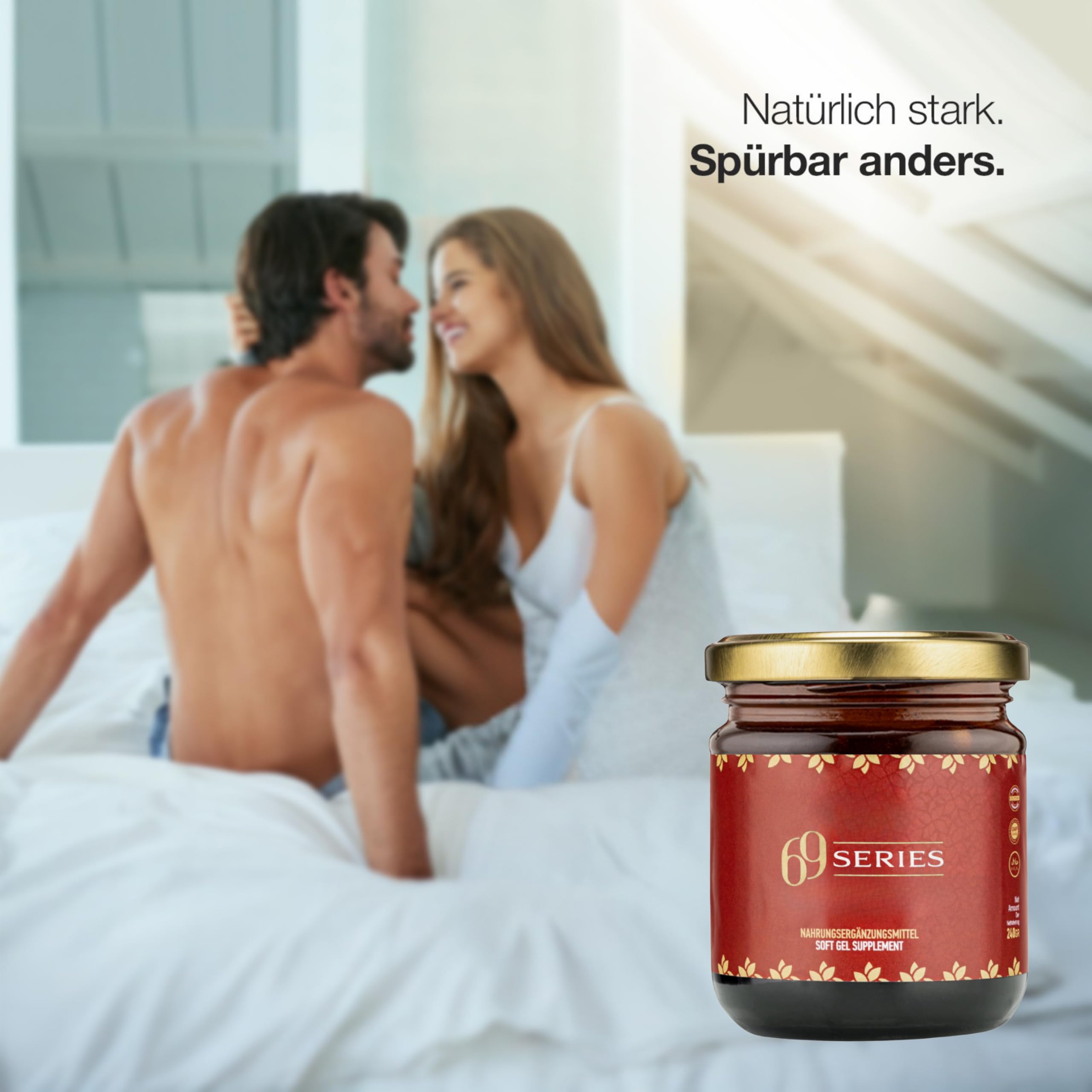 Series69 Maca Ginseng Macun Herbal Gel HOCHDOSIERT, Stärkere Formel für Männer Sofortwirkung 240gr (1 Stück)