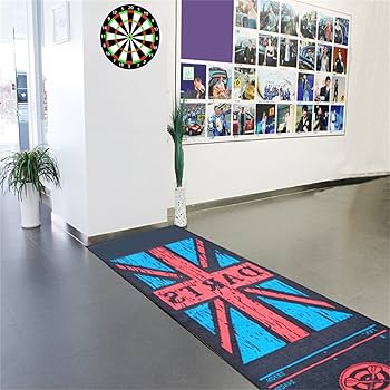 ダーツマット 無地 スローライン付き 滑り止め付き スローマット 楽天市場】ダーツマット 無地 スローライン付き 滑り止め付き