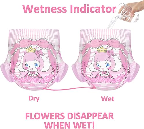 Miniatura 3 de Littleforbig Pañal de tela estampada para adultos, 10 piezas, Little Beauty (XL 48-56 pulgadas)