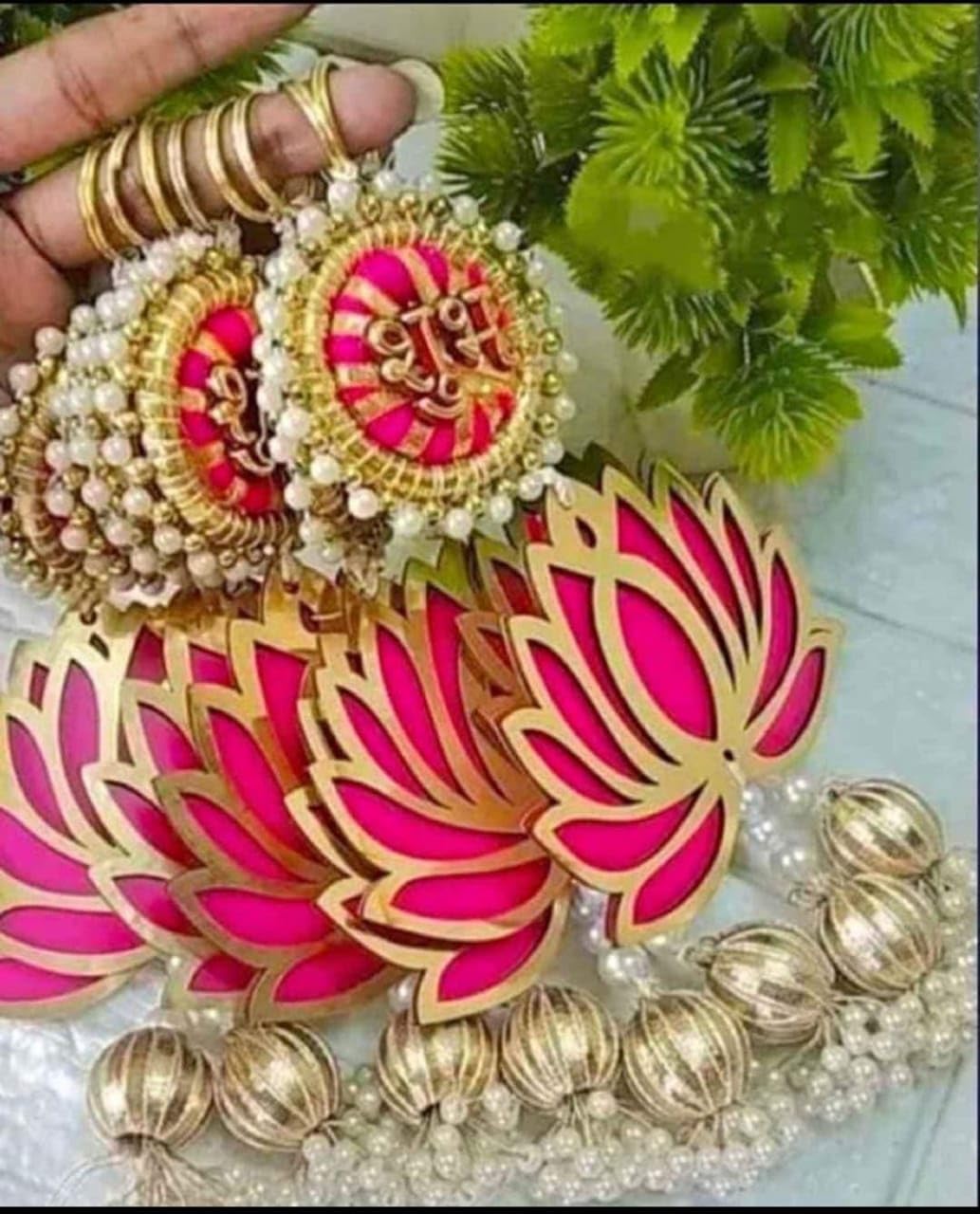 Kollectionkart Premium Designer Lotus Shubh Labh Wall/Door Hanging for Diwali Decoration, mandir Decoration, Home Decor, Festive Decoration and Event Color pin (B0CKVJSFHH) Amazon Price History, Amazon Price Tracker