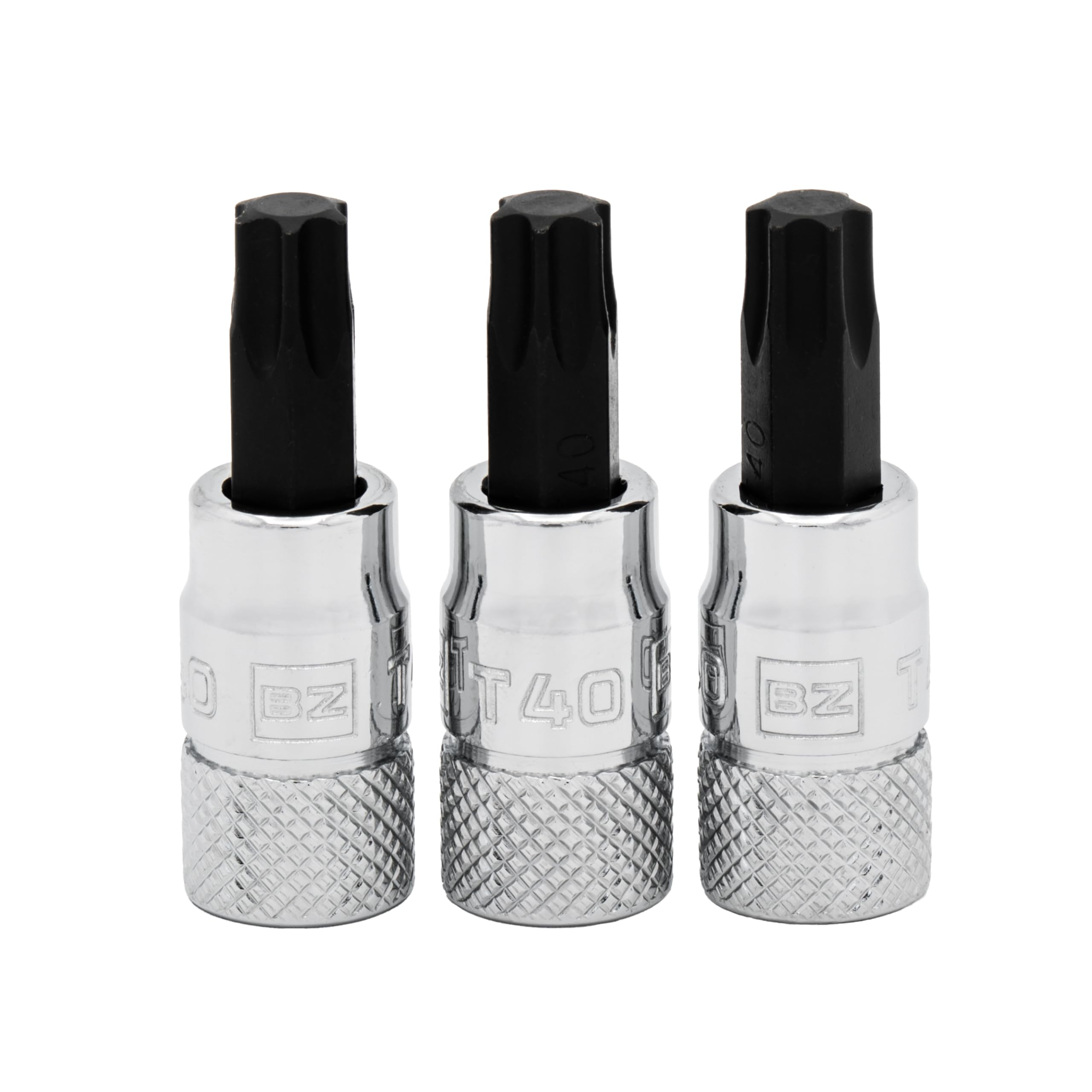 BRAZEN T40 Torx/Star Drive Socket Three Pack (1/4" Drive, Short)