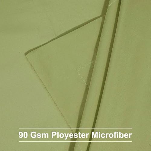 Miniatura 3 de uxcell Paquete de 2 fundas de almohada de microfibra cepillada suave de tejido para poliéster de 90 GSM, arrugas, decoloración, estándar (20 x 26