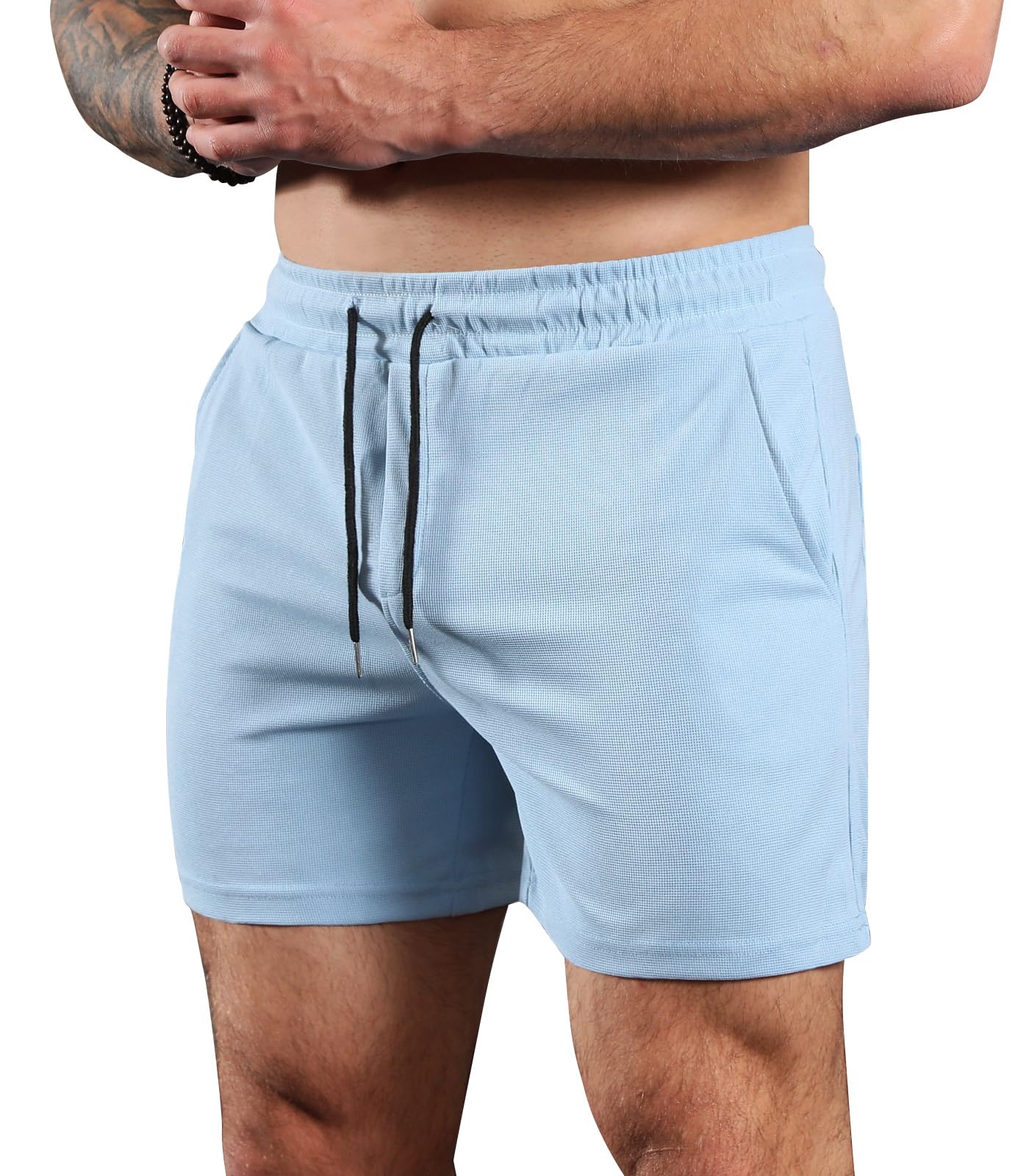 Danfiki Badehose Herren mit Meshfutter Kompression Liner 2 i