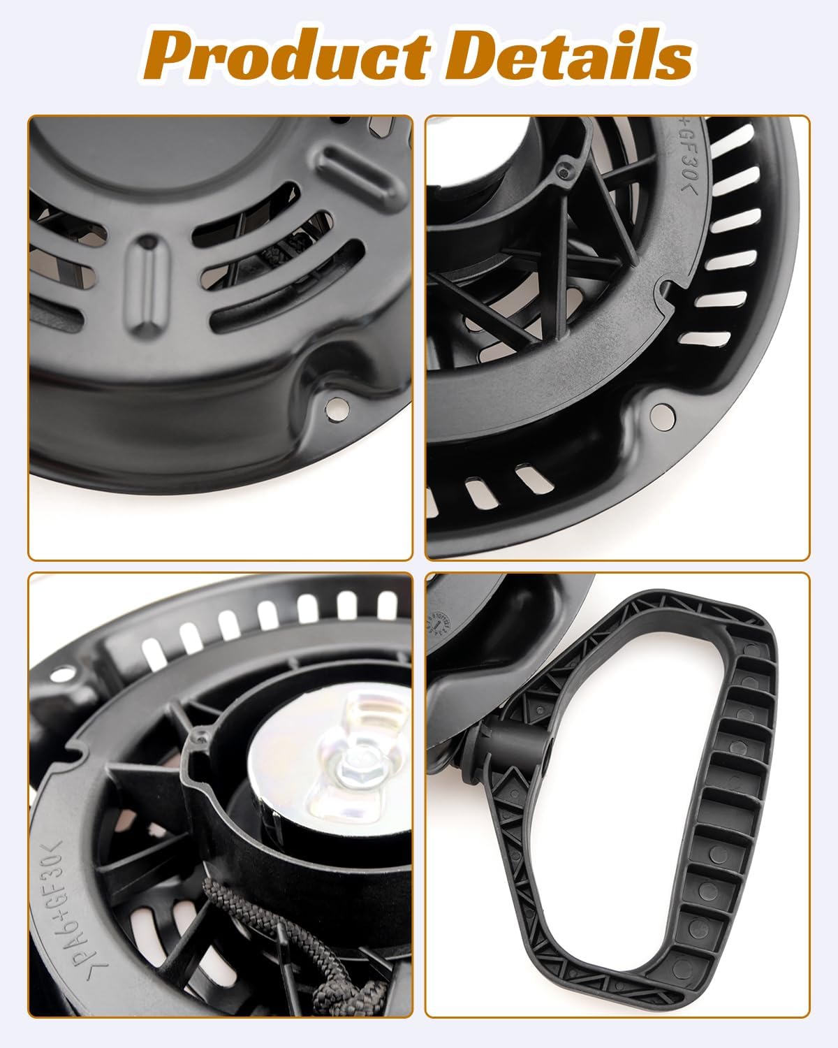 Pull Start Recoil Statrer Assembly Fit for MTD Troy Bilt 751-14223 951-14223, Fit for MTD 528SWE, 933SWE, 530SWE, SW10528L Snow Blowers Recoil Stater