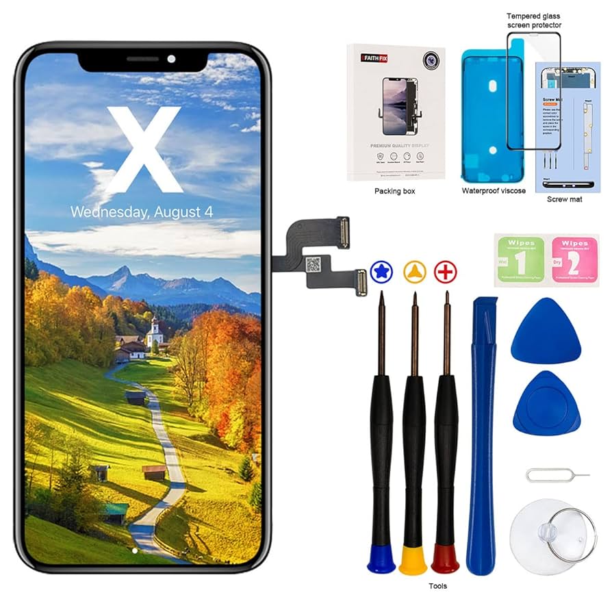 iPhone - kkeenntt！ CYKJGS for iPhone X 10 Screen Replacement 5.8