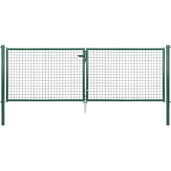 Alberts 602901 Double Wave Grid | Various Widths and Heights | Green | Width 300 cm | Height 100 cm