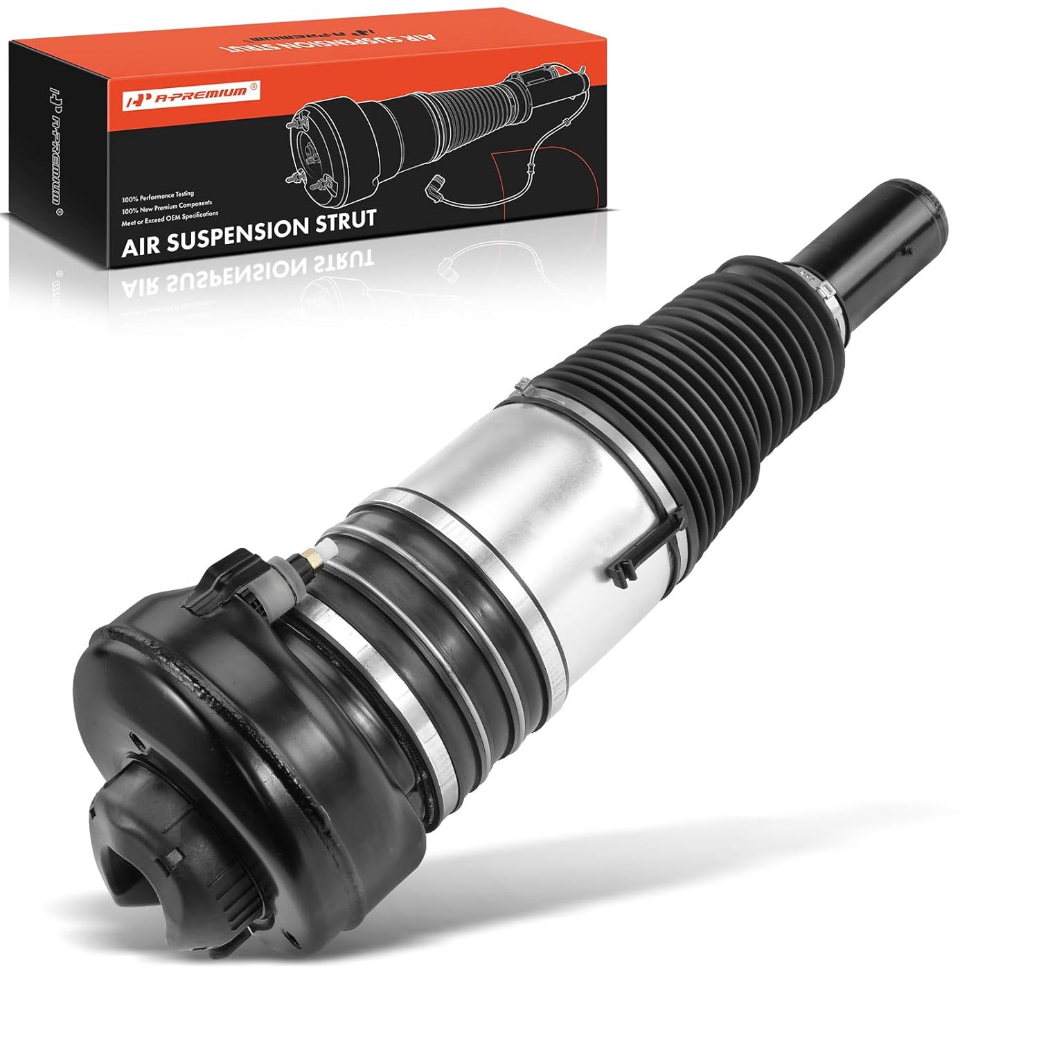 Amortecedor de Suspensão a Ar A-Premium Frontal Esquerdo ou Direito Compatível com Audi Q7 2016-2022, Q8 2019-2022, RS Q8 2020-2022, SQ7 2020-2022, 2.0L 3.0L 4.0L, Utilitário Esportivo, Motorista