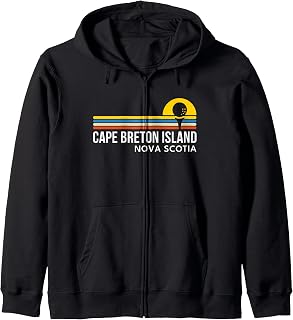 Cape Breton Island Nova Scotia Souvenirs Golf Zip Hoodie