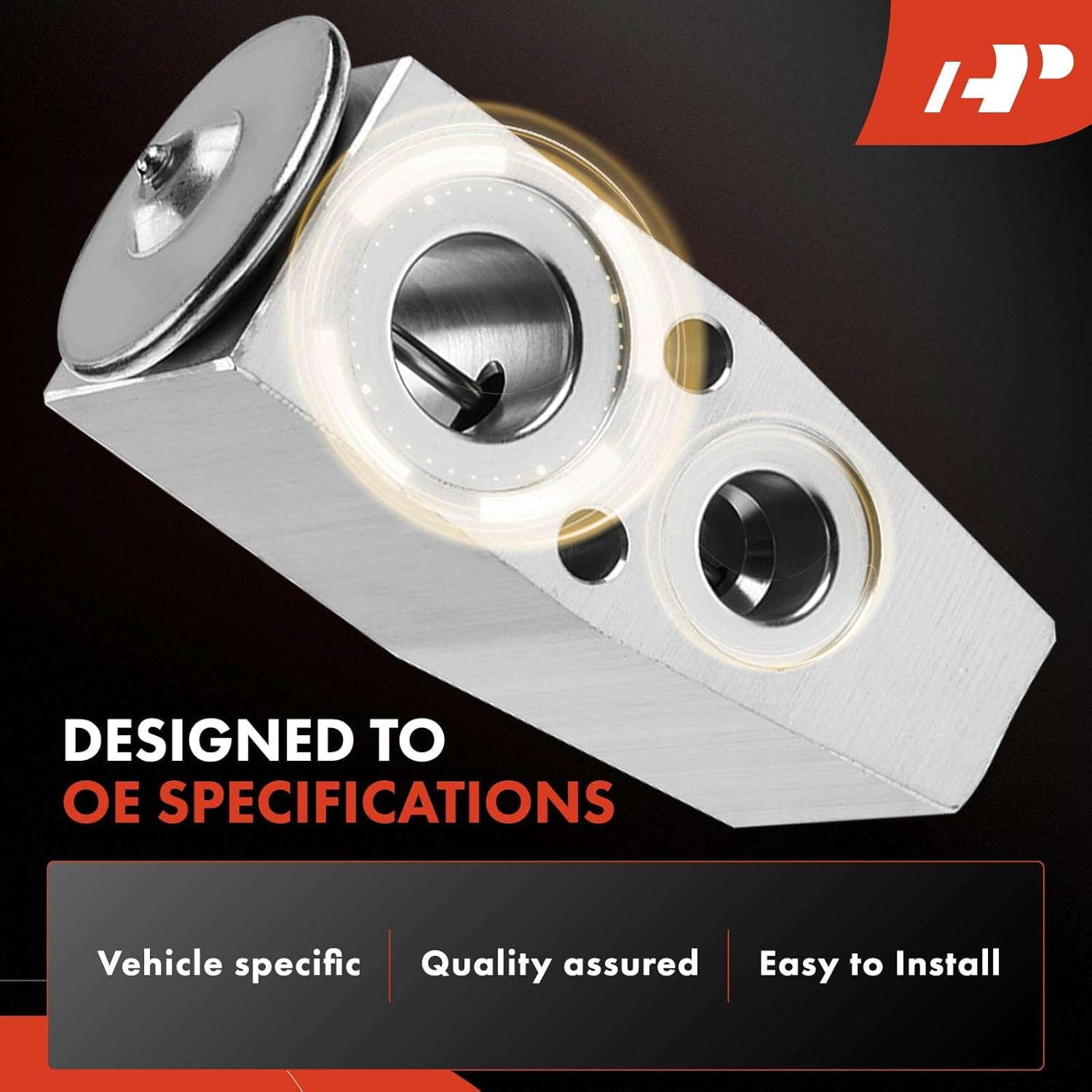 A-Premium AC Expansion Valve Compatible with Ford F-250 Super Duty/F-350 Super Duty/F-450 Super Duty/F-550 Super Duty 2011-2016, F650/F750 2011-2013/2015-2019/2021-2025