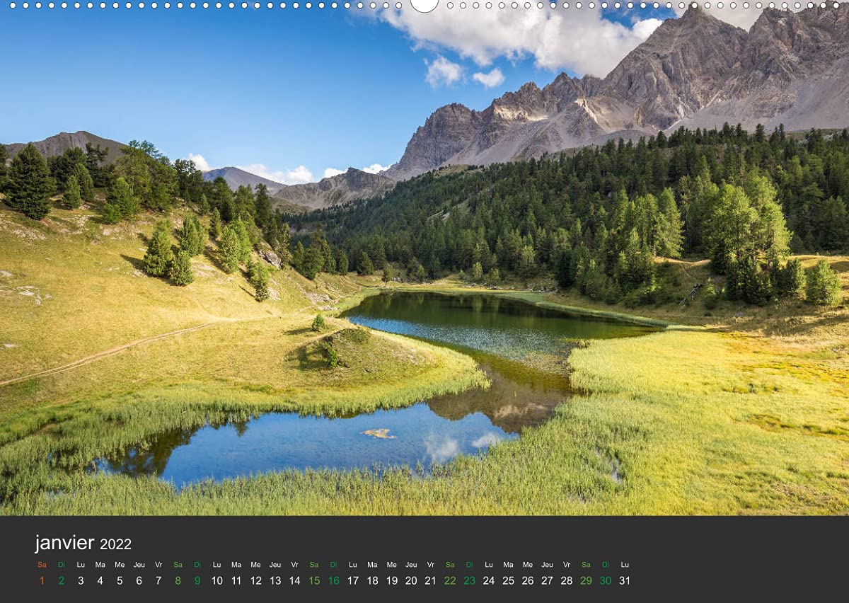 Lacs de montagne. Miroir des cimes (Premium, hochwertiger DIN A2 Wandkalender 2022, Kunstdruck in Hochglanz): Découvrez chaque mois, des photographies ... mensuel (Calendrier mensuel, 14 Pages )